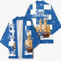 Greece Karavaki Christmas Kimono Merry Chirstmas 2025 - Wonder Print Shop