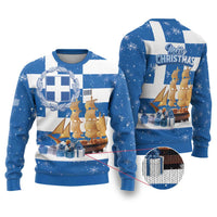 Greece Karavaki Christmas Ugly Christmas Sweater Merry Chirstmas 2025 - Wonder Print Shop