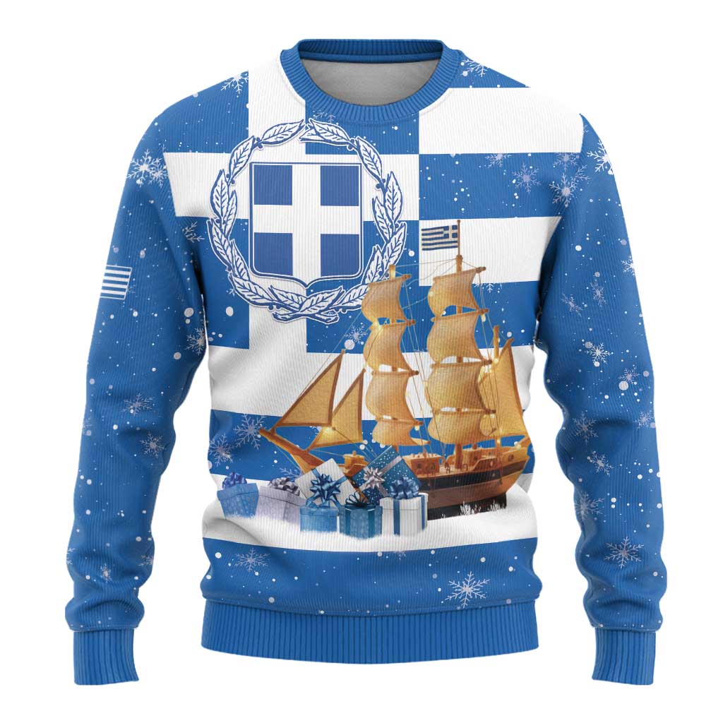 Greece Karavaki Christmas Ugly Christmas Sweater Merry Chirstmas 2025 - Wonder Print Shop
