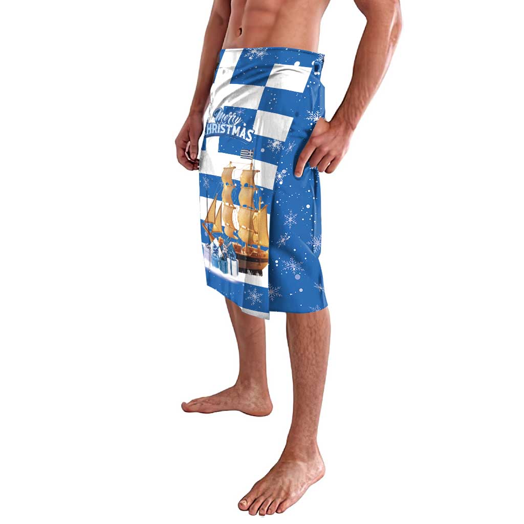 Greece Karavaki Christmas Lavalava Merry Chirstmas 2025 - Wonder Print Shop