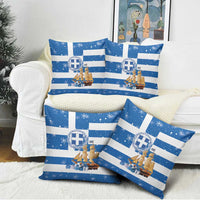 Greece Karavaki Christmas Pillow Cover Merry Chirstmas 2025 - Wonder Print Shop