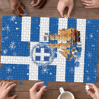 Greece Karavaki Christmas Puzzle Merry Chirstmas 2025 - Wonder Print Shop