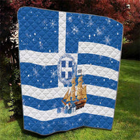 Greece Karavaki Christmas Quilt Merry Chirstmas 2025 - Wonder Print Shop