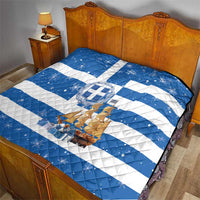 Greece Karavaki Christmas Quilt Merry Chirstmas 2025 - Wonder Print Shop