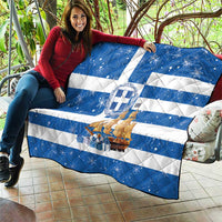 Greece Karavaki Christmas Quilt Merry Chirstmas 2025 - Wonder Print Shop