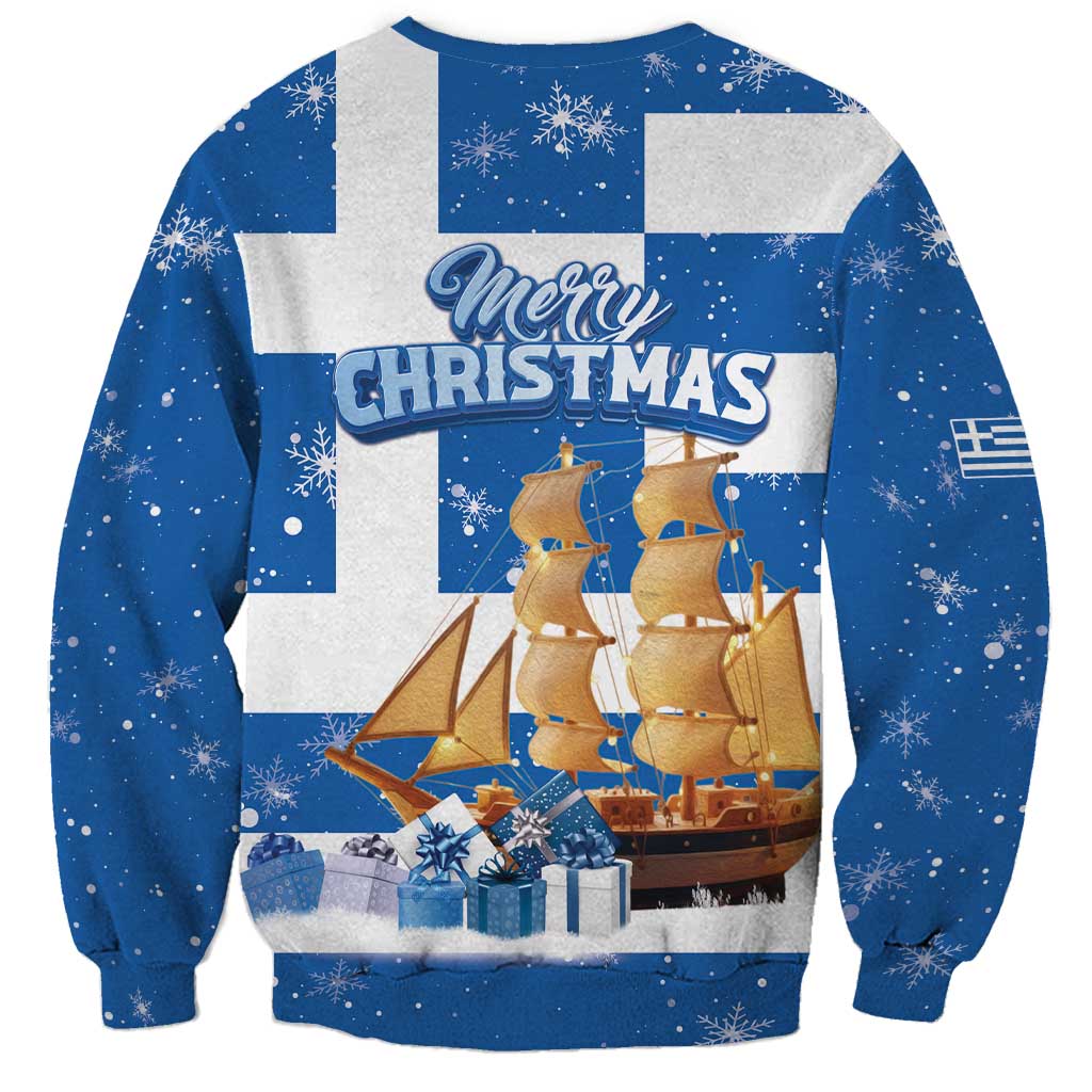 Greece Karavaki Christmas Sweatshirt Merry Chirstmas 2025 - Wonder Print Shop