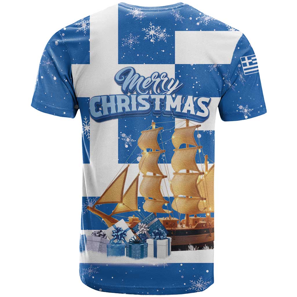 Greece Karavaki Christmas T Shirt Merry Chirstmas 2025 - Wonder Print Shop