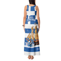 Greece Karavaki Christmas Tank Maxi Dress Merry Chirstmas 2025 - Wonder Print Shop