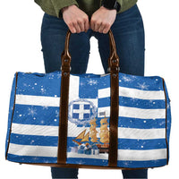 Greece Karavaki Christmas Travel Bag Merry Chirstmas 2025 - Wonder Print Shop