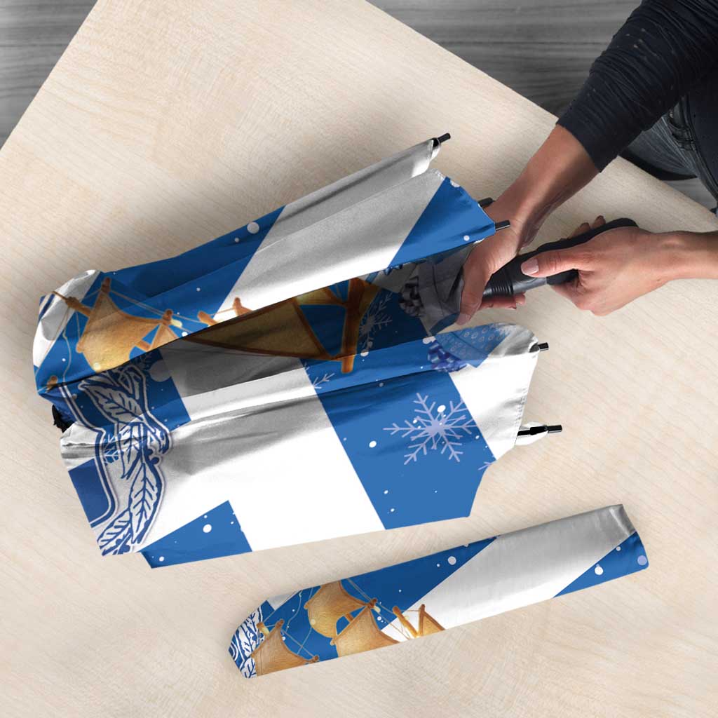 Greece Karavaki Christmas Umbrella Merry Chirstmas 2025 - Wonder Print Shop