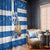 Greece Karavaki Christmas Window Curtain Merry Chirstmas 2025 - Wonder Print Shop