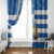 Greece Karavaki Christmas Window Curtain Merry Chirstmas 2025 - Wonder Print Shop