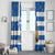 Greece Karavaki Christmas Window Curtain Merry Chirstmas 2025 - Wonder Print Shop
