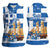 Greece Karavaki Christmas Women Sleeveless Polo Shirt Merry Chirstmas 2025 - Wonder Print Shop