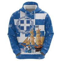Greece Karavaki Christmas Zip Hoodie Merry Chirstmas 2025 - Wonder Print Shop