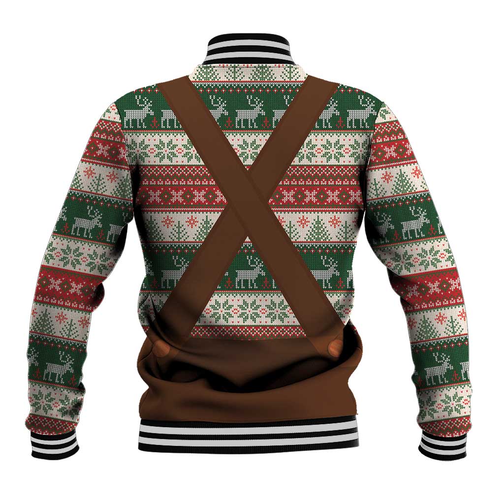 Germany Bavarian Christmas Baseball Jacket German Heritage Costume - Wonder Print Shop
