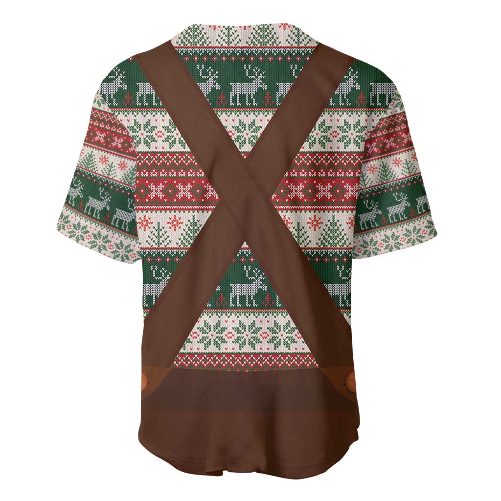 Germany Bavarian Christmas Baseball Jersey German Heritage Costume - Wonder Print Shop