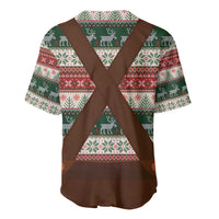 Germany Bavarian Christmas Baseball Jersey German Heritage Costume - Wonder Print Shop