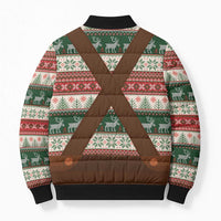 Germany Bavarian Christmas Bomber Puffer Jacket German Heritage Costume - Wonder Print Shop