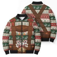Germany Bavarian Christmas Bomber Puffer Jacket German Heritage Costume - Wonder Print Shop