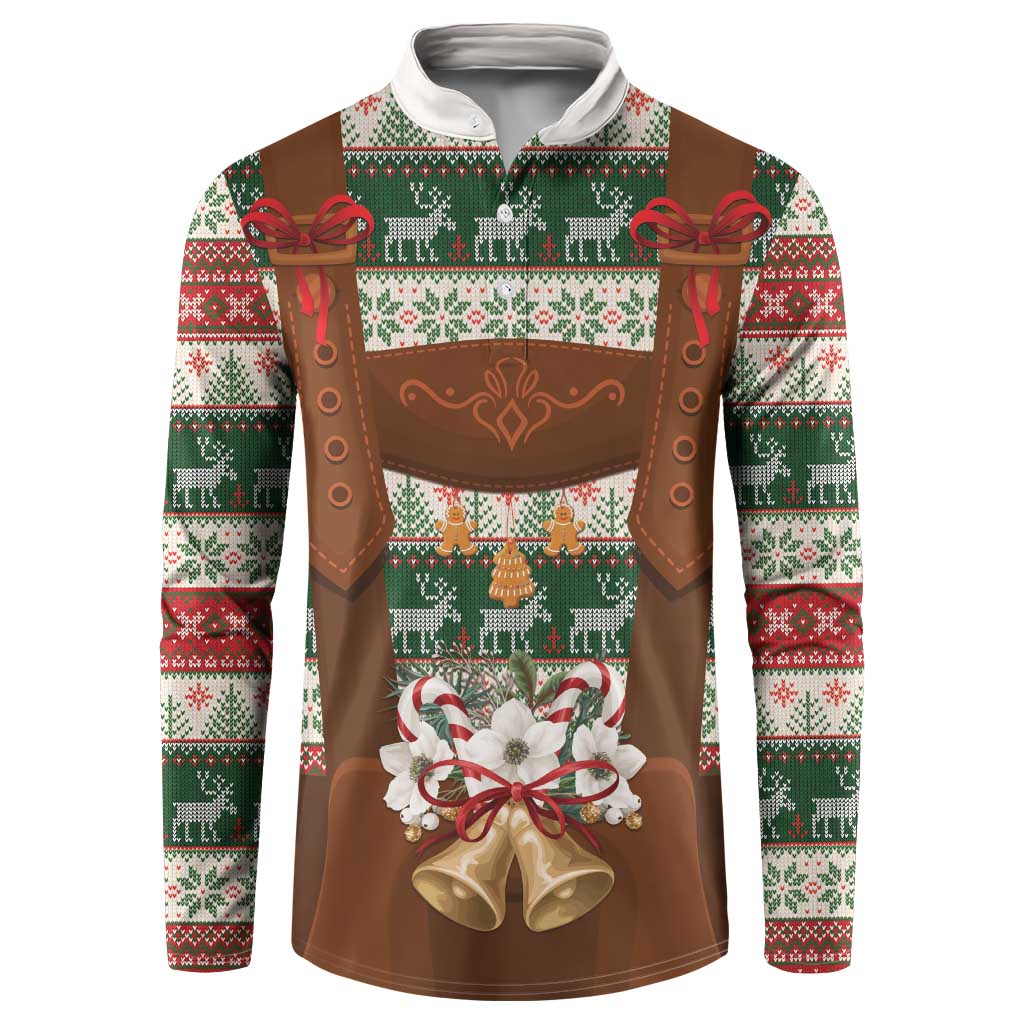 Germany Bavarian Christmas Button Sweatshirt German Heritage Costume - Wonder Print Shop