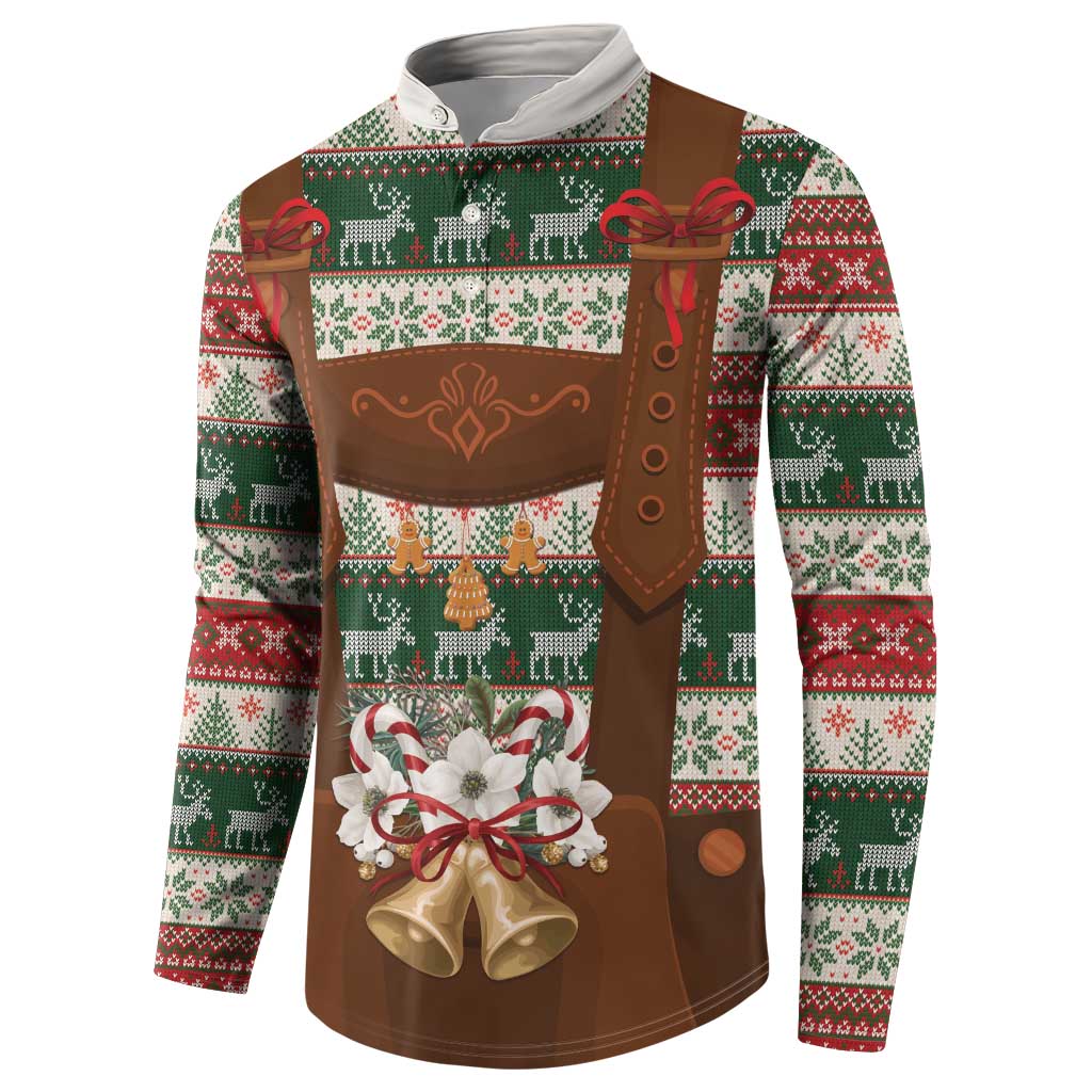 Germany Bavarian Christmas Button Sweatshirt German Heritage Costume - Wonder Print Shop