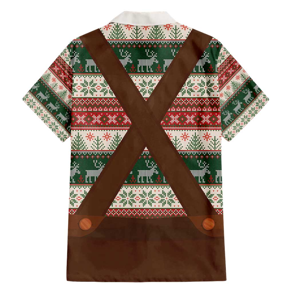 Germany Bavarian Christmas Hawaiian Shirt German Heritage Costume - Wonder Print Shop