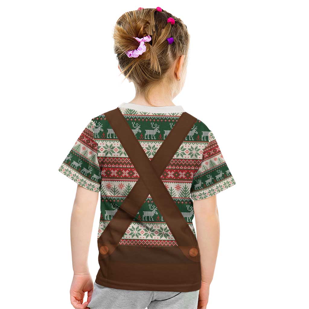 Germany Bavarian Christmas Kid T Shirt German Heritage Costume - Wonder Print Shop