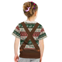 Germany Bavarian Christmas Kid T Shirt German Heritage Costume - Wonder Print Shop