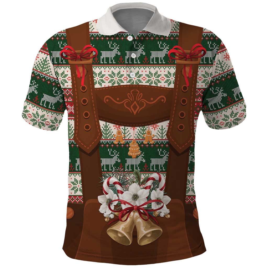 Germany Bavarian Christmas Polo Shirt German Heritage Costume - Wonder Print Shop