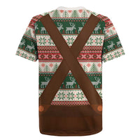 Germany Bavarian Christmas Rugby Jersey German Heritage Costume - Wonder Print Shop