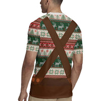 Germany Bavarian Christmas Rugby Jersey German Heritage Costume - Wonder Print Shop