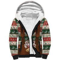 Germany Bavarian Christmas Sherpa Hoodie German Heritage Costume - Wonder Print Shop