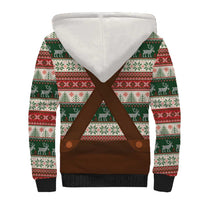 Germany Bavarian Christmas Sherpa Hoodie German Heritage Costume - Wonder Print Shop