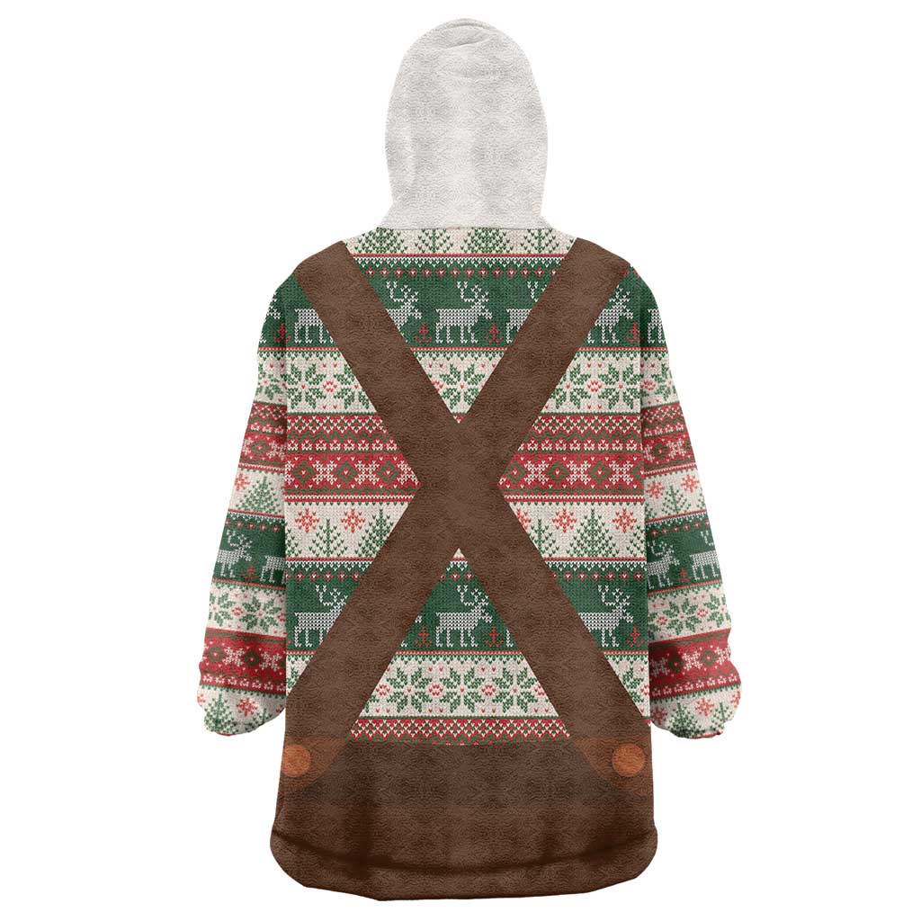 Germany Bavarian Christmas Wearable Blanket Hoodie German Heritage Costume - Wonder Print Shop