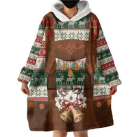 Germany Bavarian Christmas Wearable Blanket Hoodie German Heritage Costume - Wonder Print Shop