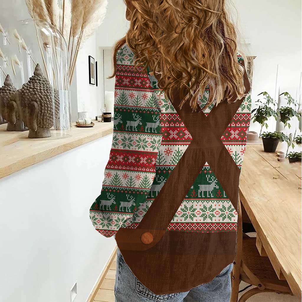 Germany Bavarian Christmas Women Casual Shirt German Heritage Costume - Wonder Print Shop