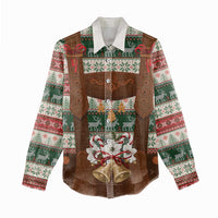 Germany Bavarian Christmas Women Casual Shirt German Heritage Costume - Wonder Print Shop