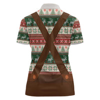 Germany Bavarian Christmas Women Polo Shirt German Heritage Costume - Wonder Print Shop