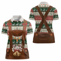 Germany Bavarian Christmas Women Polo Shirt German Heritage Costume - Wonder Print Shop