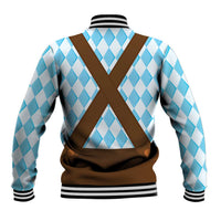 Germany Christmas Baseball Jacket Bavarian Costume Style - Wonder Print Shop