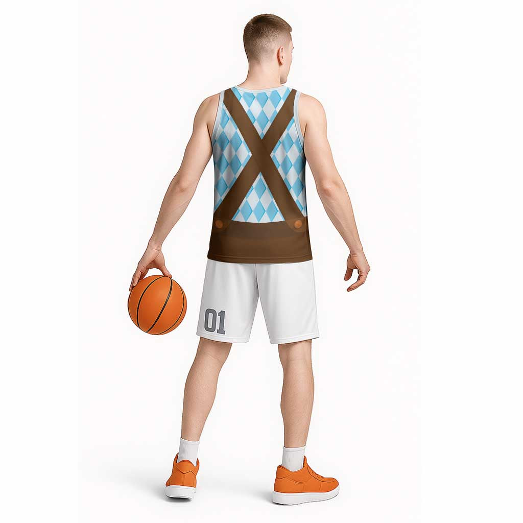 Germany Christmas Basketball Jersey Bavarian Costume Style - Wonder Print Shop