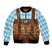 Germany Christmas Bomber Jacket Bavarian Costume Style - Wonder Print Shop
