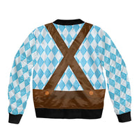 Germany Christmas Bomber Jacket Bavarian Costume Style - Wonder Print Shop
