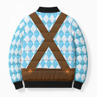 Germany Christmas Bomber Puffer Jacket Bavarian Costume Style - Wonder Print Shop