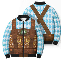 Germany Christmas Bomber Puffer Jacket Bavarian Costume Style - Wonder Print Shop