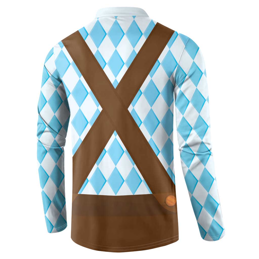 Germany Christmas Button Sweatshirt Bavarian Costume Style - Wonder Print Shop