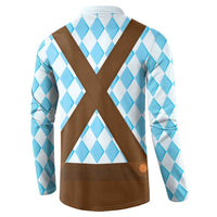 Germany Christmas Button Sweatshirt Bavarian Costume Style - Wonder Print Shop