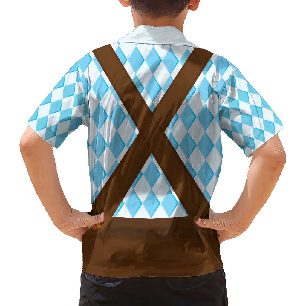 Germany Christmas Kid Hawaiian Shirt Bavarian Costume Style - Wonder Print Shop