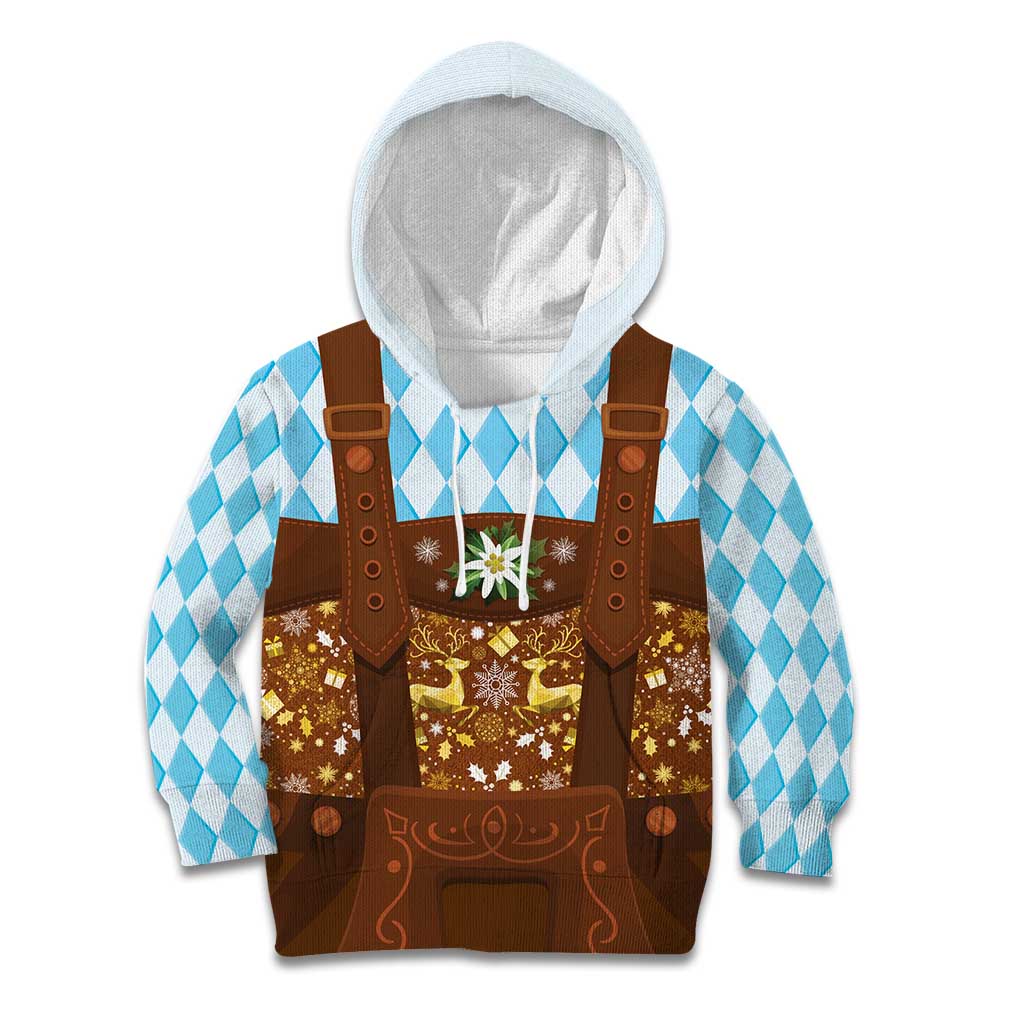 Germany Christmas Kid Hoodie Bavarian Costume Style - Wonder Print Shop